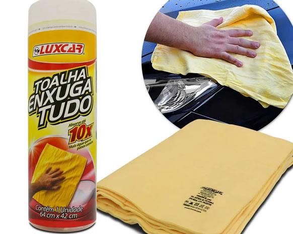 Toalha Enxuga Tudo Luxcar Alta Absorção